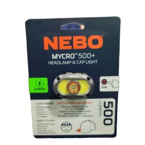 LINTERNA FRONTAL NEBO MYCRO 500+ LUMENS