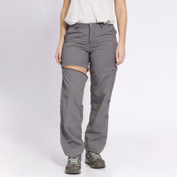 PANTALON DESMONTABLE KANNU MUJER GRIS OSCURO - Image 4