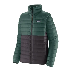 DOWN SWEATER PATAGONIA CASCADE GREEN BLACK HOMBRE