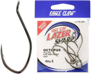ANZUELO EAGLE CLAW LAZER SHARP OCTOPUS
