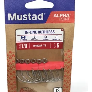 ANZUELO MUSTAD IN LINE RUTHLESS 1/0