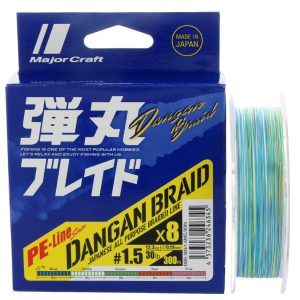 MULTIFILAMENTO DANGAN BRAID 0.19mm 300mtr #1.5 8x
