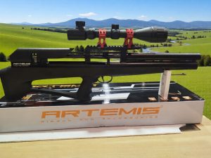 RIFLE ARTEMISP35 CAL 5.5 + MIRA TELESCOPICA + BOMBIN PRO 4