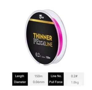 MULTIFILAMENTO THINNER PEX4 LINE 0.2# 0.06mm 150mtr