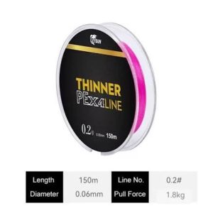MULTIFILAMENTO THINNER PEX4 LINE 0.2# 0.06mm 150mtr
